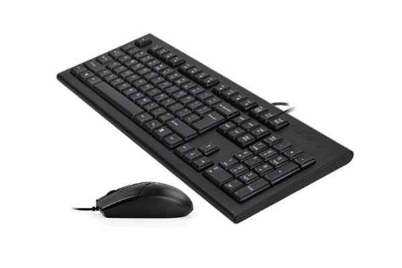 A4Tech 46009 Mouse & Keyboard KR-85550 Black