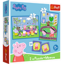 TREFL PEPPA PIG Puzzle set with memo cards-1