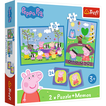 TREFL PEPPA PIG Puzzle set with memo cards