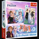 Coffret de puzzle TREFL FROZEN avec cartes mémo Frozen II