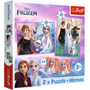 Coffret de puzzle TREFL FROZEN avec cartes mémo Frozen II