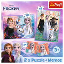 Coffret de puzzle TREFL FROZEN avec cartes mémo Frozen II