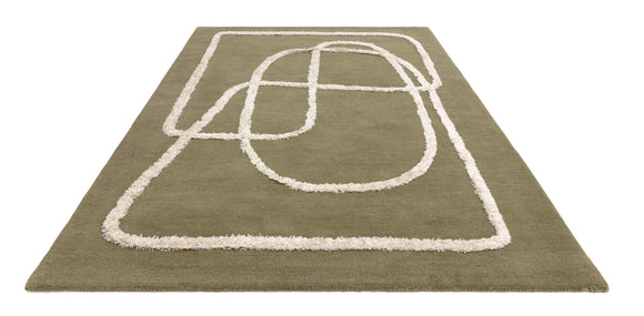 Tapis de salon moderne en laine ETERNITY