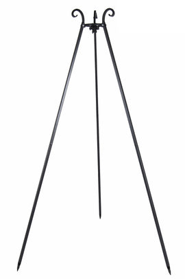 Grille en inoxydable sur trépied + Brasero de jardin BALI - 0