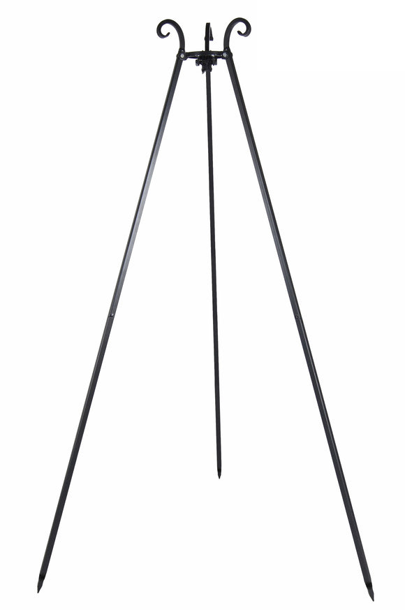 Grille en inoxydable sur trépied + Brasero de jardin BALI