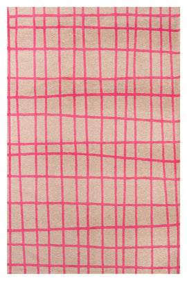 Tapis de salon moderne tissé plat VERO