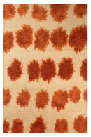 Tapis de salon moderne tissé plat BULLET