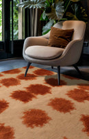 Tapis de salon moderne tissé plat BULLET