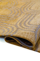 Tapis de salon moderne tissé plat FEVER