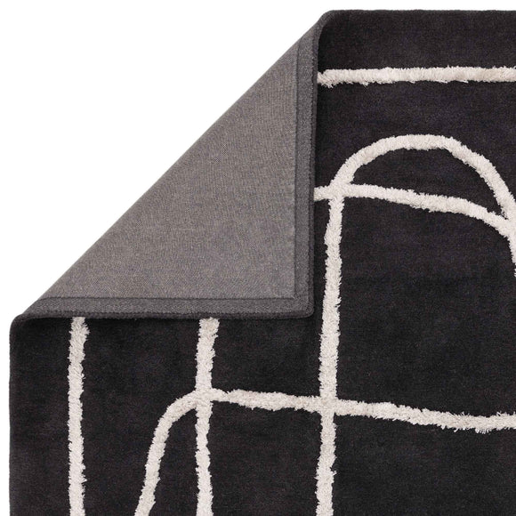 Tapis de salon moderne en laine ETERNITY