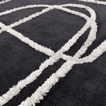 Tapis de salon moderne en laine ETERNITY - 0