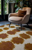 Tapis de salon moderne tissé plat BULLET