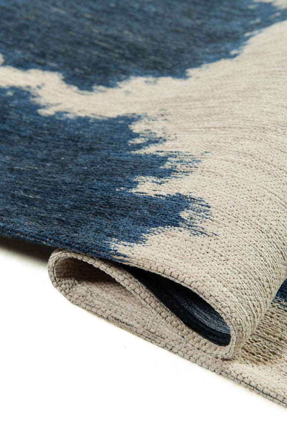 Tapis de salon moderne tissé plat BULLET