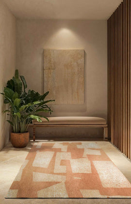 Tapis de salon moderne tissé plat SPRING