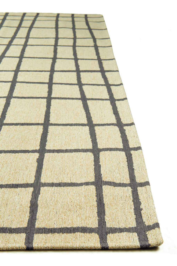 Tapis de salon moderne tissé plat VERO