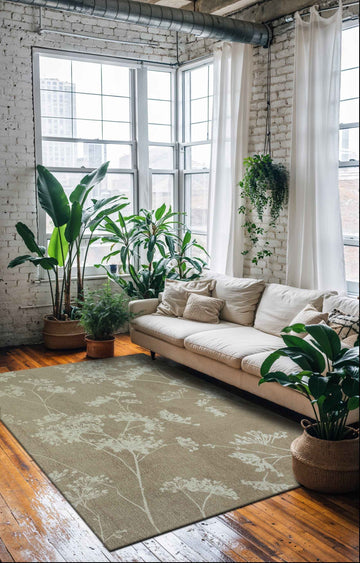 Tapis de salon moderne tissé plat BASIL