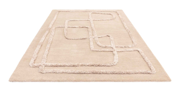 Tapis de salon moderne en laine ETERNITY