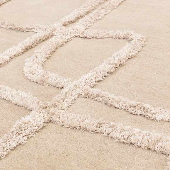 Tapis de salon moderne en laine ETERNITY