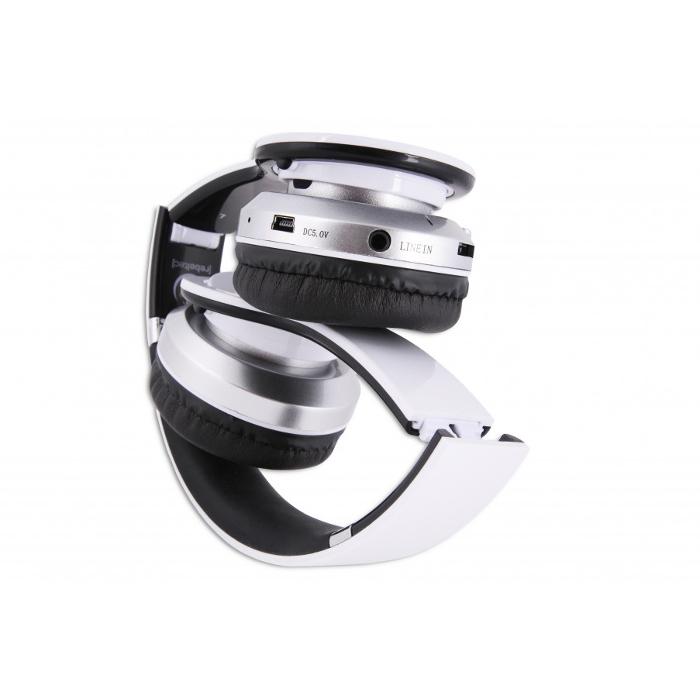 Casque stéréo avec microphone CRISTAL WHITE