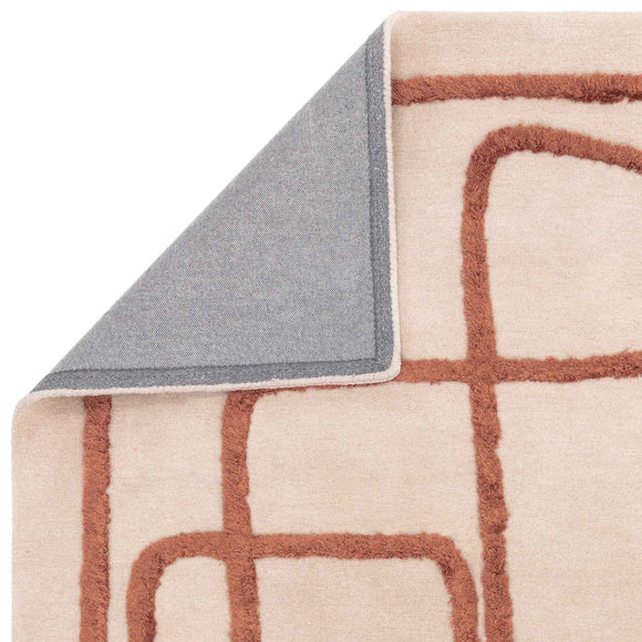 Tapis de salon moderne en laine ETERNITY