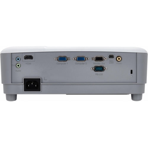Projecteur Viewsonic PA503W, lampe LED, 3 600 lumens, résolution WXGA (1 280 x 800), contraste 22 000:1, VGA x 2, HDMI, RS-232, USB 2.0 Mini-B, mini-jack, haut-parleurs, « PA503W » (tampon vert 4 lei)