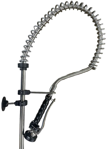 Rubinetto alto per cucina professionale doppia uscita