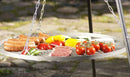 Grille en inoxydable sur trépied + Brasero de jardin PAN