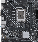 Asus | PRIME H610M-K D4 | Processor family Intel | Processor socket LGA1700 | DDR4 DIMM | Memory slots 2 | Supported hard disk drive interfaces SATA, M.2 | Number of SATA connectors 4 | Chipset Intel H610 | mATX-1