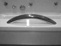 Poignée de baignoire Thermae RVS RIHO en acier inoxydable