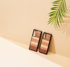 Coque man&wood pour galaxy note 20 ultra noir sabbia