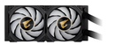 Refroidisseur gigabyte  aorus waterforce x 240  boîtier universel refroidissement liquide ventilateurs 120 mm x 2 2 150 tr/min éclairage rvb  aorus waterforce x 240  timbre vert 200 lei