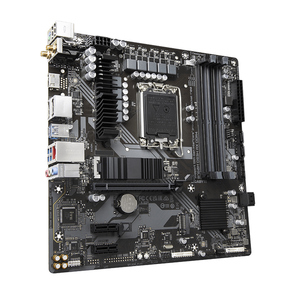 Gigabyte | B760M DS3H AX DDR4 1.0 M-B | Processor family Intel | Processor socket  LGA1700 | DDR4 DIMM | Memory slots 4 | Supported hard disk drive interfaces 	SATA, M.2 | Number of SATA connectors 4 | Chipset Intel B760 Express | Micro ATX