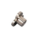 Bouton de meuble TREFLE, Finition zamak nickel mat