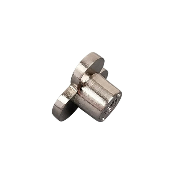 Bouton de meuble TREFLE, Finition zamak nickel mat