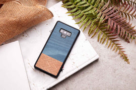 Coque pour smartphone MAN&WOOD Galaxy Note 9 denim noir