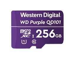 WD PURPLE 256GB MicroSDXC QD101 / WDD256G1P0C / CL10 / U1 /