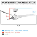 Ventilateur-plafond-FANELITE-SAONA-tube-13-cm