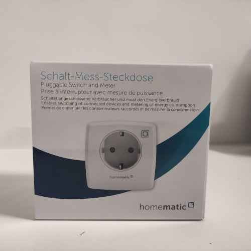 Retour client Ecost Homematic IP Smart Home Switch Prise de mesure, Prise mesure la puissance, Digita