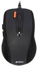 MOUSE A4tech, PC sau NB, cu fir, USB, optic, 1600 dpi, butoane/scroll 7/1, buton selectare viteza, negru, "N-70FX-BK" (timbru verde 0.18 lei)-1