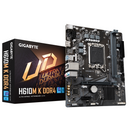 Gigabyte | H610M K DDR4 1.0 M/B | Processor family Intel | Processor socket LGA1700 | DDR4 DIMM | Memory slots 2 | Supported hard disk drive interfaces SATA, M.2 | Number of SATA connectors 2 | Chipset Intel H610 Express | Micro ATX