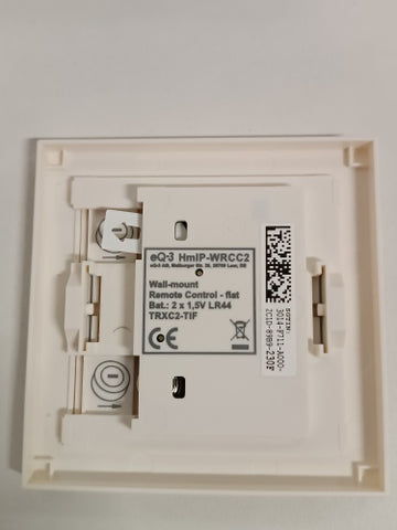 Ecost customer return Homematic IP 155342A0 Smart Home wall switch, flat, extra flat and flexible to