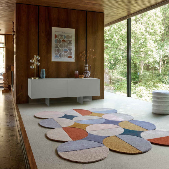 Tapis de chambre et salon en laine CONIC