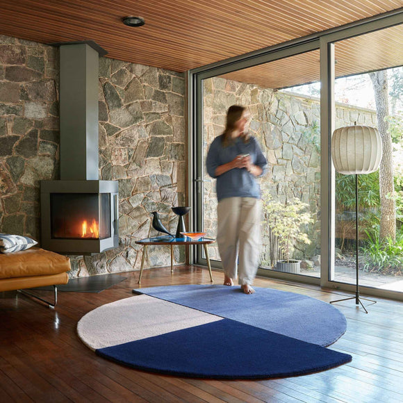 Tapis rond en laine BUTTY