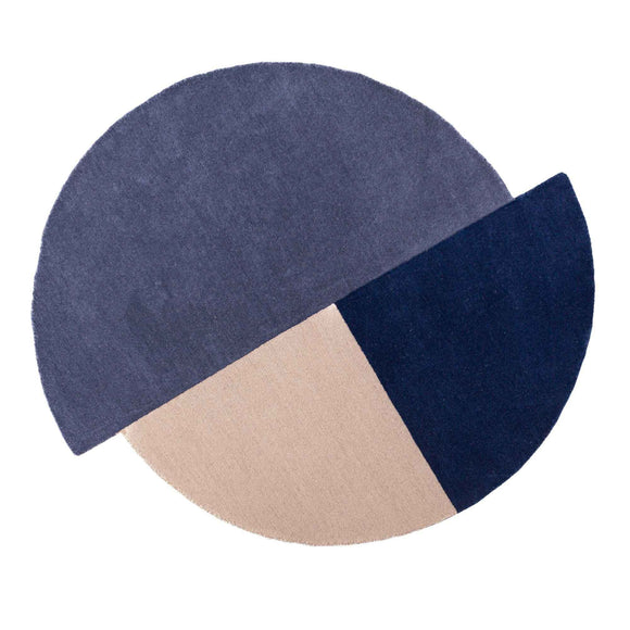 Tapis rond en laine BUTTY