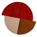 Tapis rond en laine BUTTY