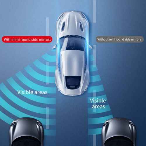 OGLINDA auto unghi mort Baseus, rotunda, adeziv 3M, pachetul contine 2 bucati "ACMDJ-01" - 6953156287044