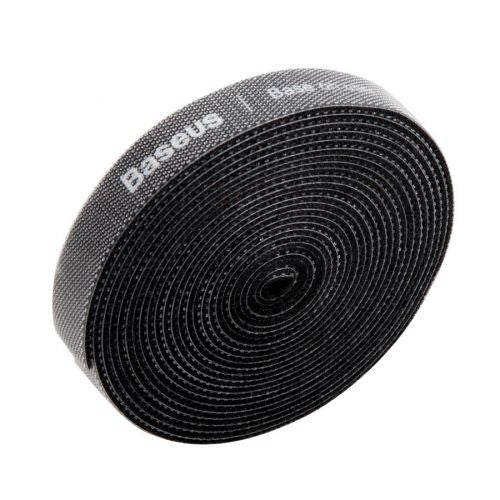 Sangles Velcro Baseus Rainbow Circle 3 m Noir