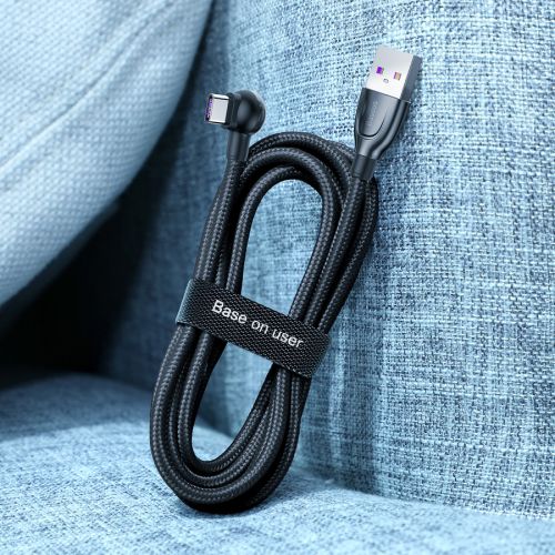 Sangles Velcro Baseus Rainbow Circle 3 m Noir