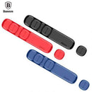 Baseus Cable Clip Peas Black (ACWDJ-01)