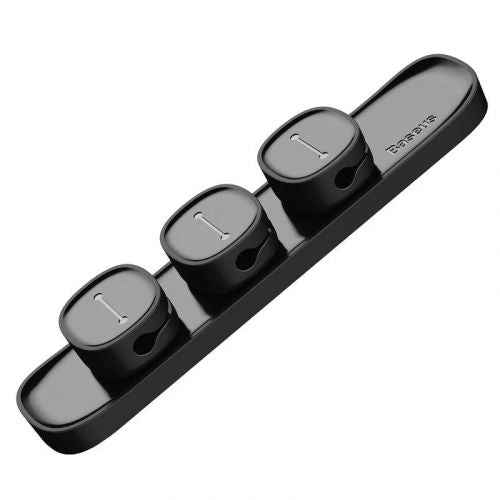 Baseus Cable Clip Peas Black (ACWDJ-01)